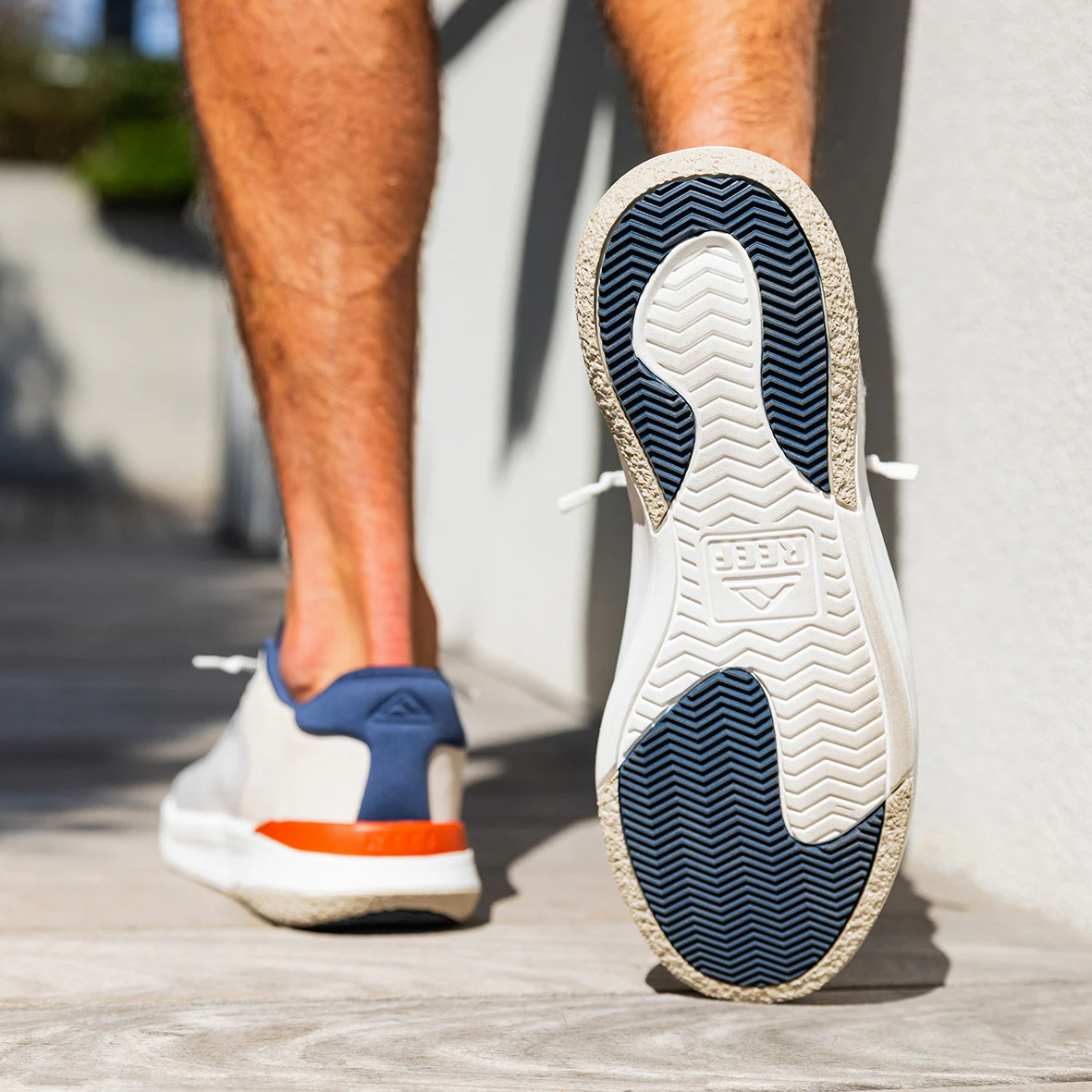 Mens Shoreline Del Mar -Tan/White/Navy - Image 4
