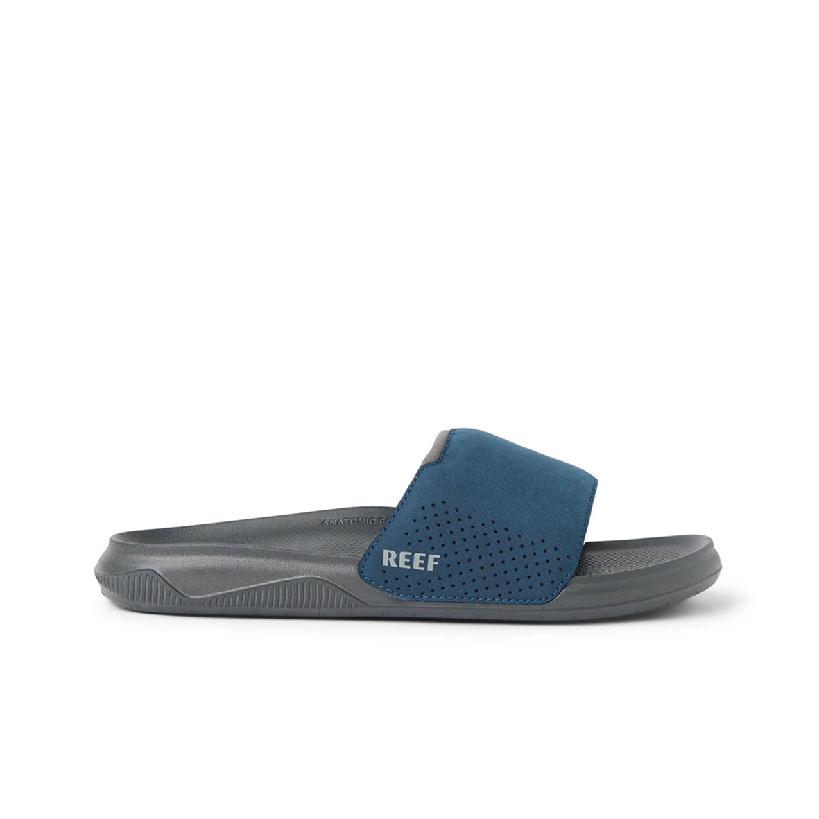 Mens Tail Slide - Grey/Navy - Image 3