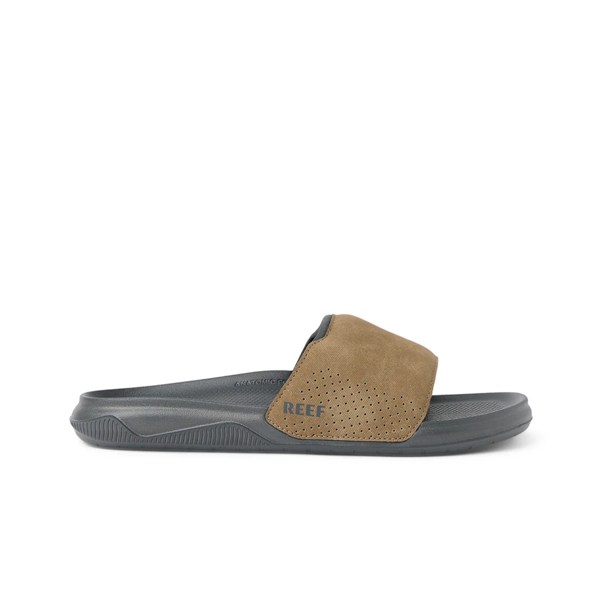 Mens Tail Slide - Grey/Tan - Image 3
