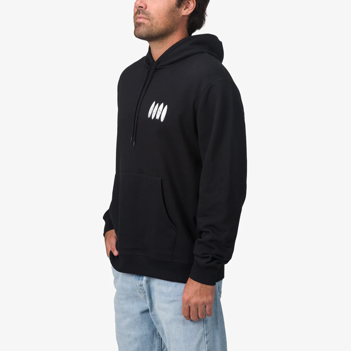 Pettibon Hood Fleece - Black - Image 4