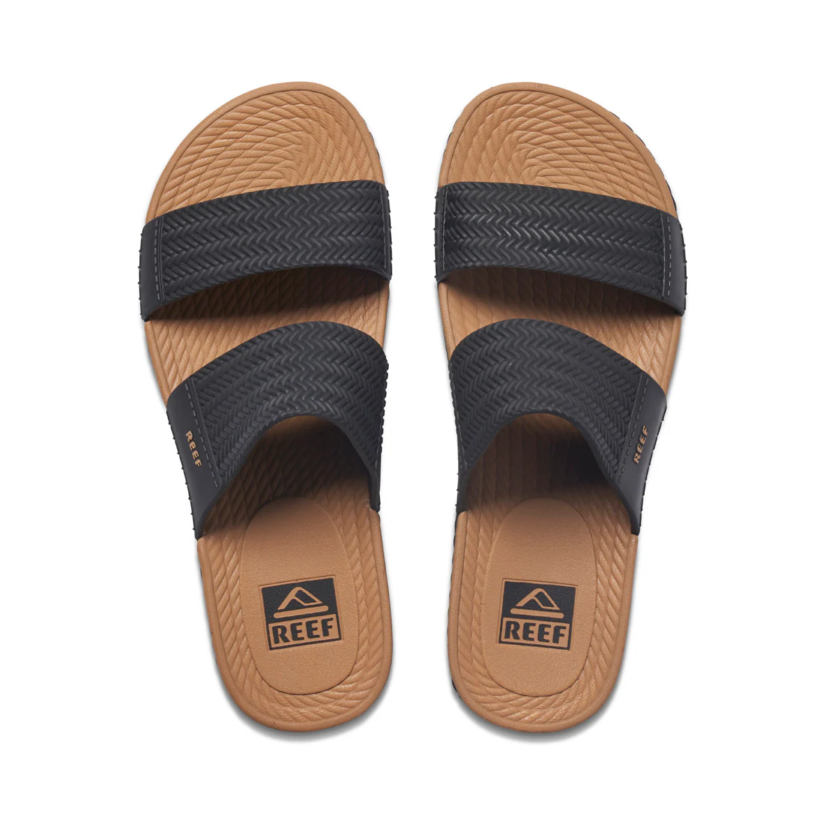 Womens Water Vista Slide - Black/Tan - Image 2